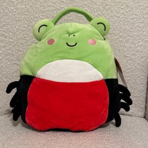 NEW Squishmallows Wendy the Spider Frog Halloween Plush Candy Treat Pail Spooky